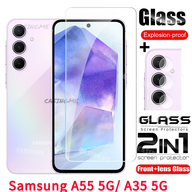 Samsung A35 A16 5G 2024 Film 2 in 1 Screen Protector Full Cover ...