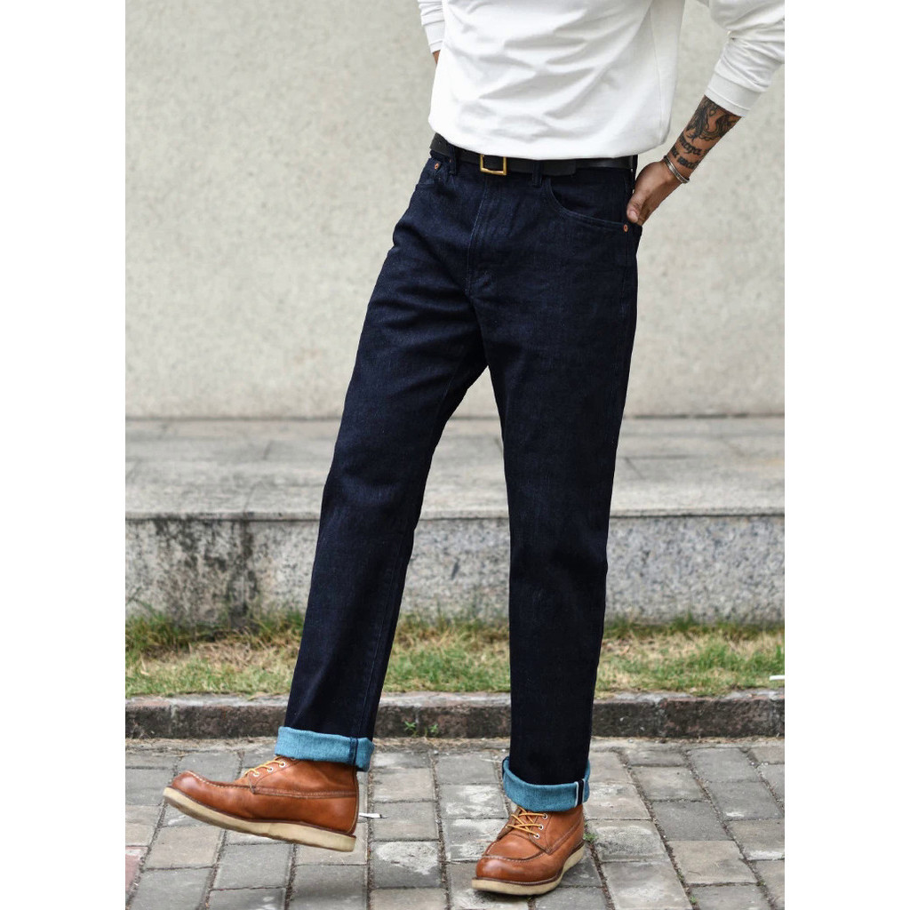 Sauce Zhan T6601XX Mens Jeans Double-sided Dyeing Sanforized Selvedge ...