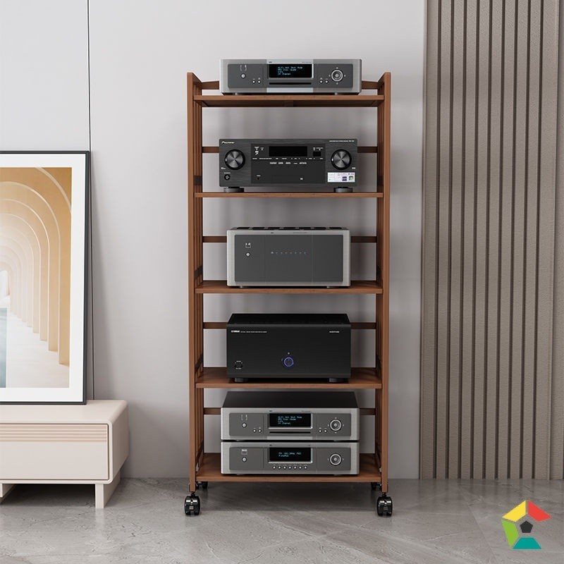 Bamboo HiFi Rack | Amplifier & Speaker Bracket | Mobile Audio Mixer ...
