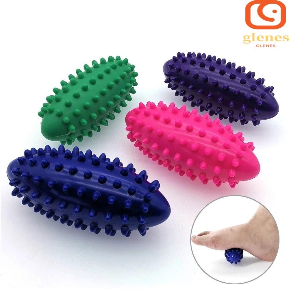 GLENES Foot Massage Ball, Fascia Relax PVC Reliever Hedgehog Balls ...