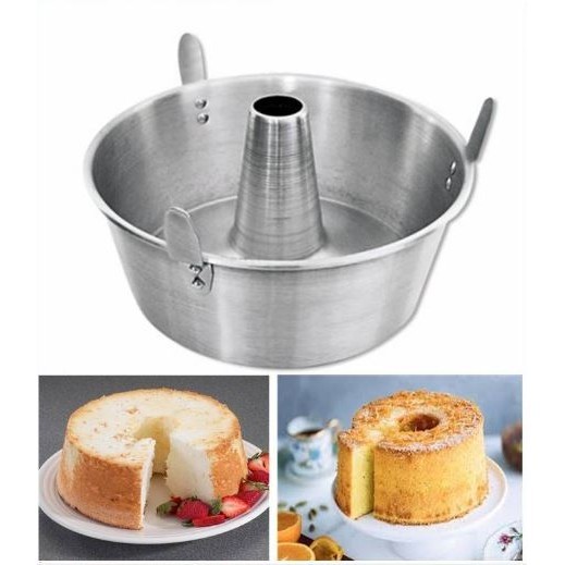 8/9/10inch Round Chiffon Cake Mold Aluminum Tube Pan Baking Cake Mould ...
