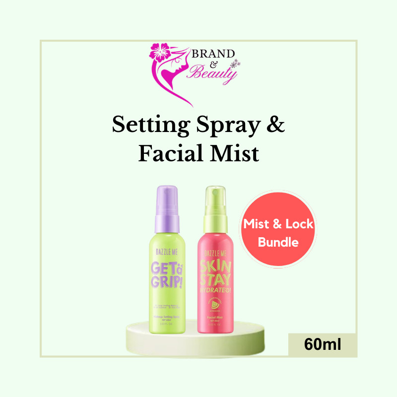 Dazzle Me Facial Mist Spray & Makeup Setting Spray I Mist & Lock Bundle ...