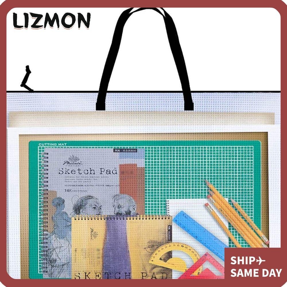 LIZMON Posters Storage Bag, 19 x 25 inch with Zipper and Handle Art