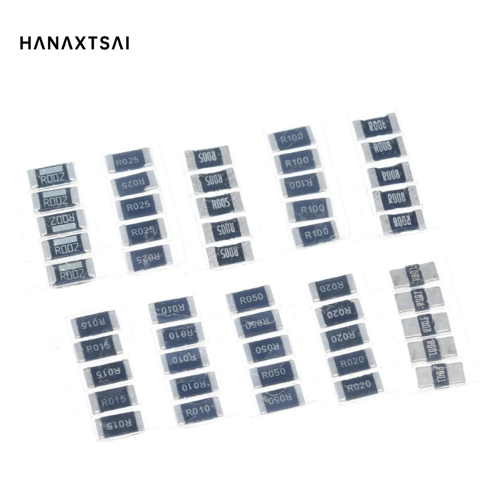 Alloy Resistance 2512 SMD Resistor Samples Kit, 10 KindsX5pcs = 50pcs ...