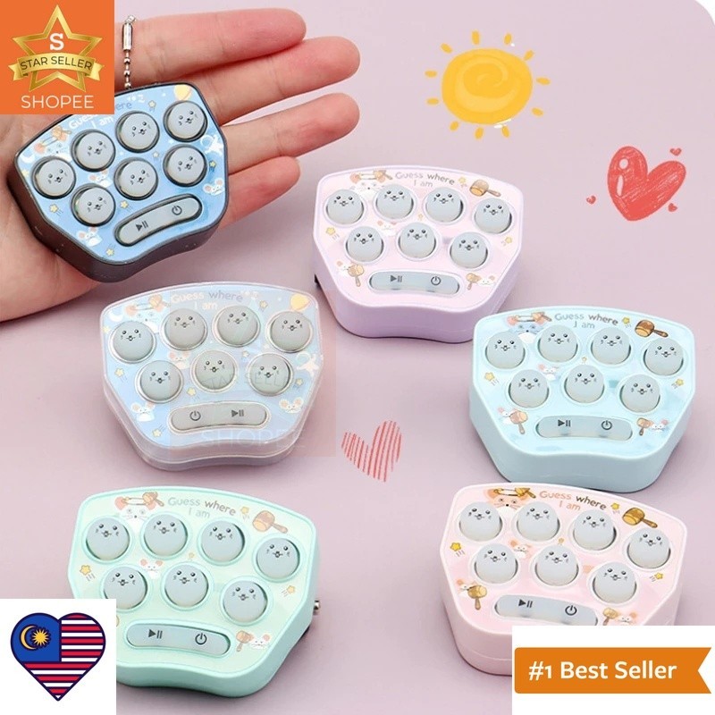 (MW)Handheld Mini Hamster Game Machine Kids Toy /Mini Console Game ...
