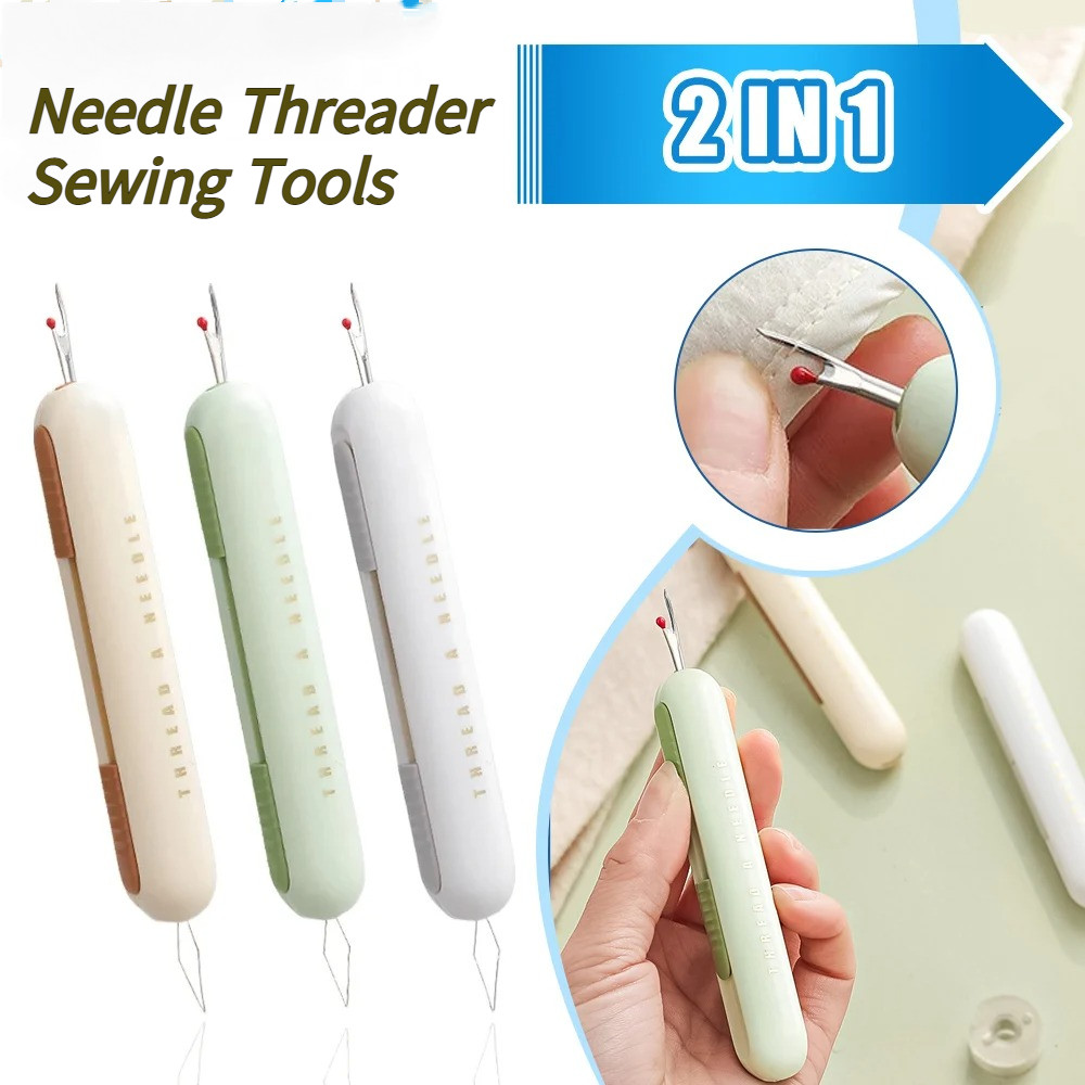 3Pcs 2 IN 1 Multifunctional Needle Threaders Disconnector Release Home ...