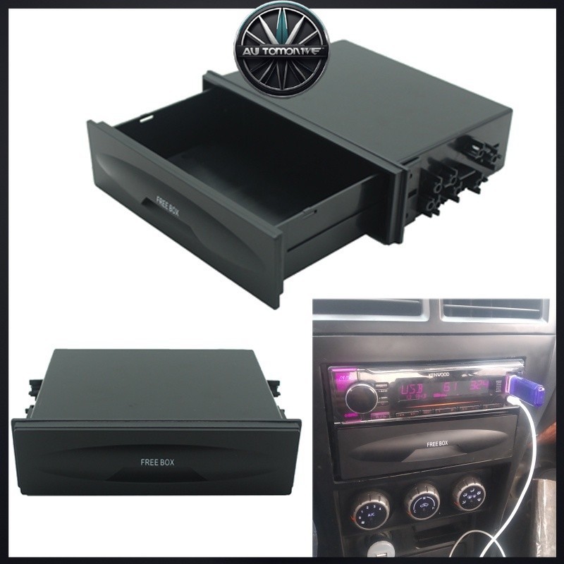 Storage Car Box Universal In Dash Car Sing Universal Car Auto Single ...