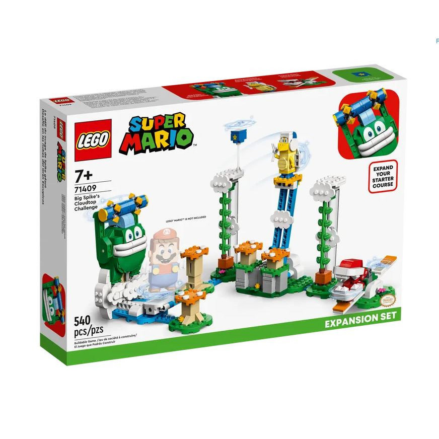 LEGO Super Mario Big Spike's Cloudtop Challenge Expansion Set (540 Pcs ...