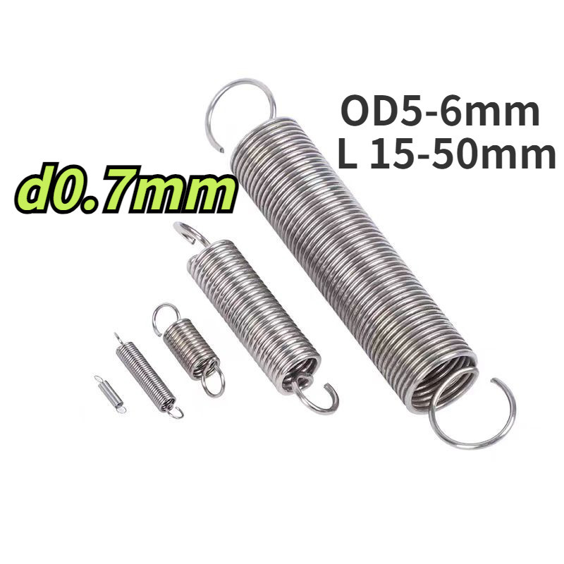 [XJK] Wire Diameter 0.7mm Outer Diameter 5-6mm Length 15-50mm with Hook ...