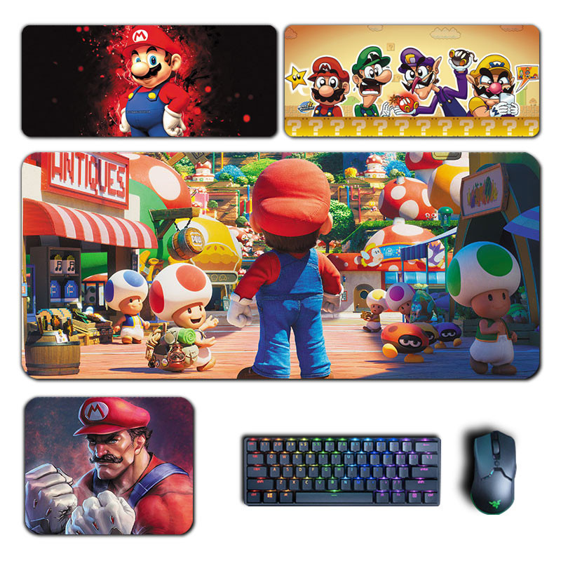 Pc Game Super Mario Mouse Pad Mario Luigi Yoshi XXL Mousepad Computer ...