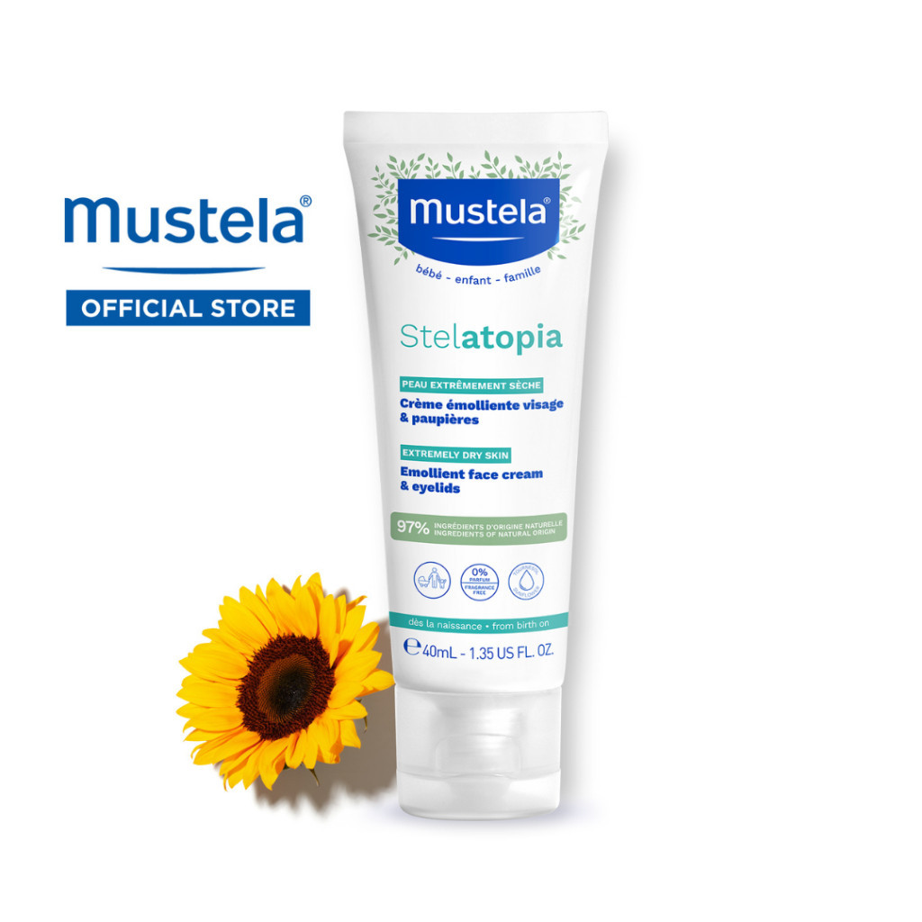 MUSTELA Stelatopia Emollient for Extremely Dry Skin Eyelids & Face