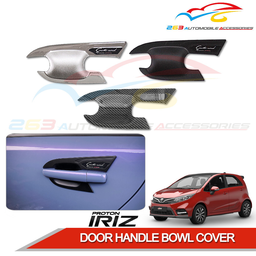 PROTON IRIZ 20142022 DOOR HANDLE BOWL COVER (CHROME / BLACK / CARBON
