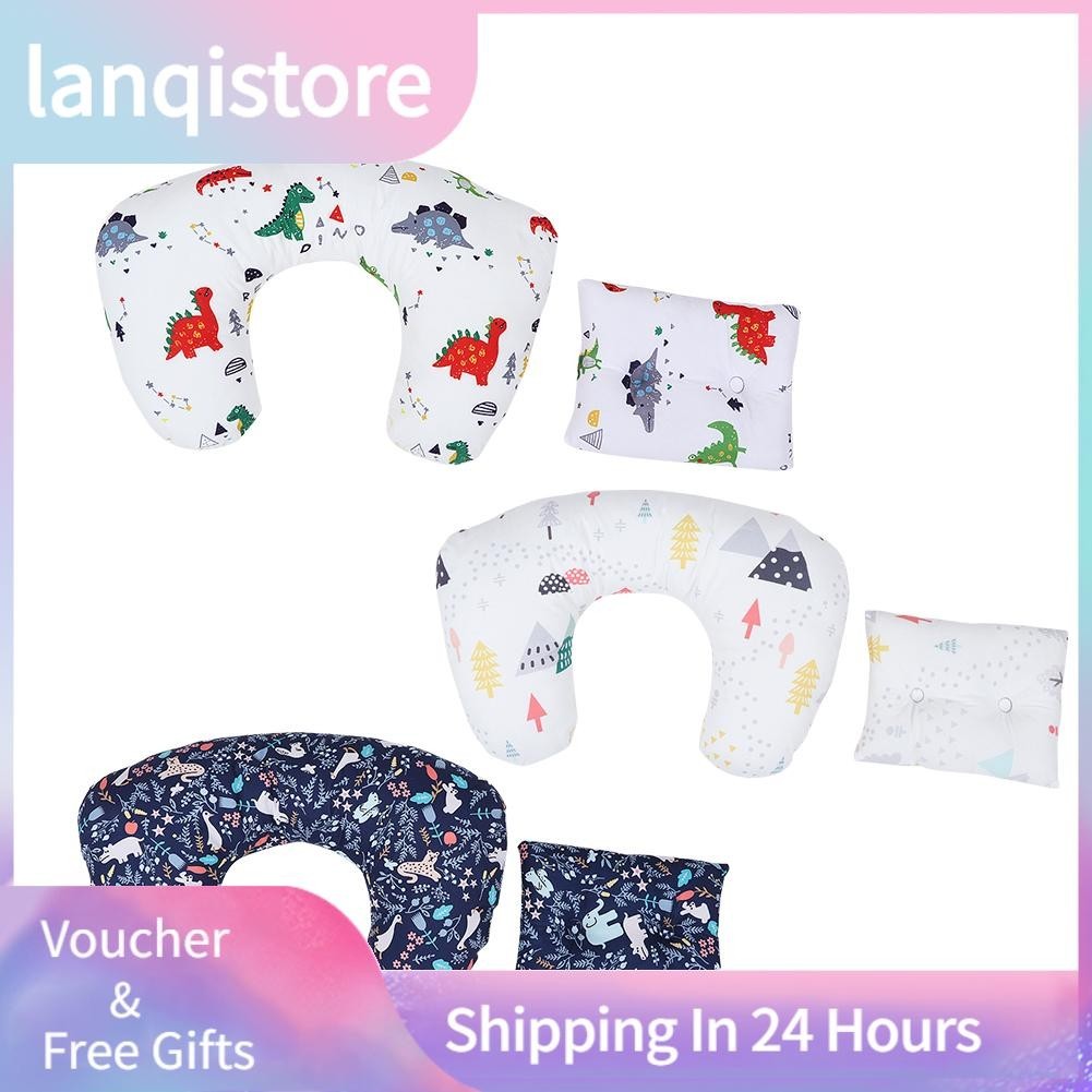 Lanqistore Baby Pillow Breathable Multifunction Polyester Ushape
