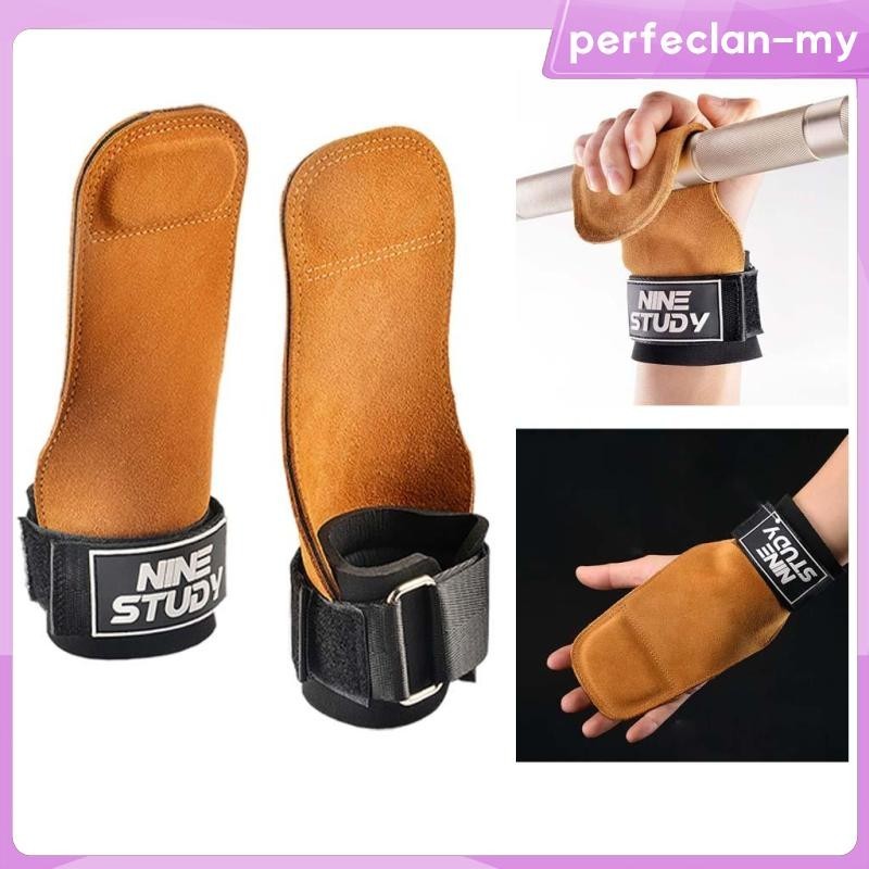[PerfeclanMY] Premium Weight Lifting Wrist Hooks Straps Strength