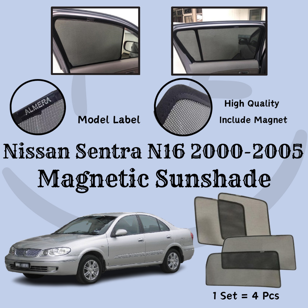 Happy Nissan Sentra N16 20002005 Sunshade Shopee Malaysia