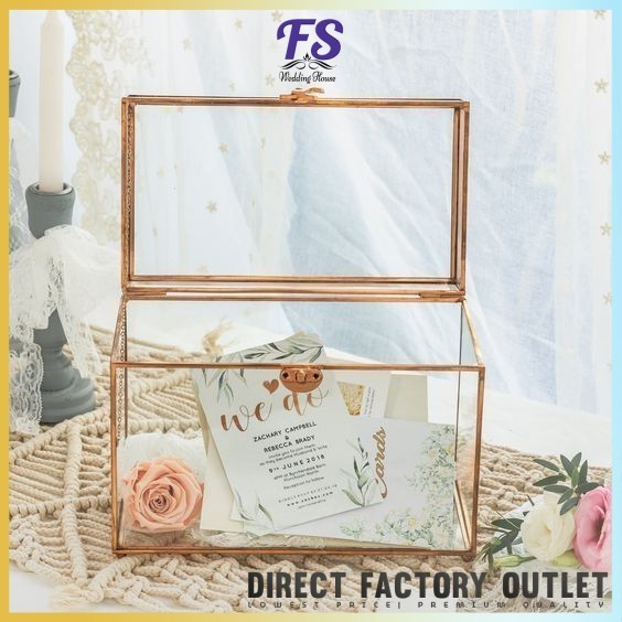 1 PCS - GOLD LINER CLEAR BOX/DISPLAY BOX/JEWELRY BOX/CLEAR PVC BOX ...