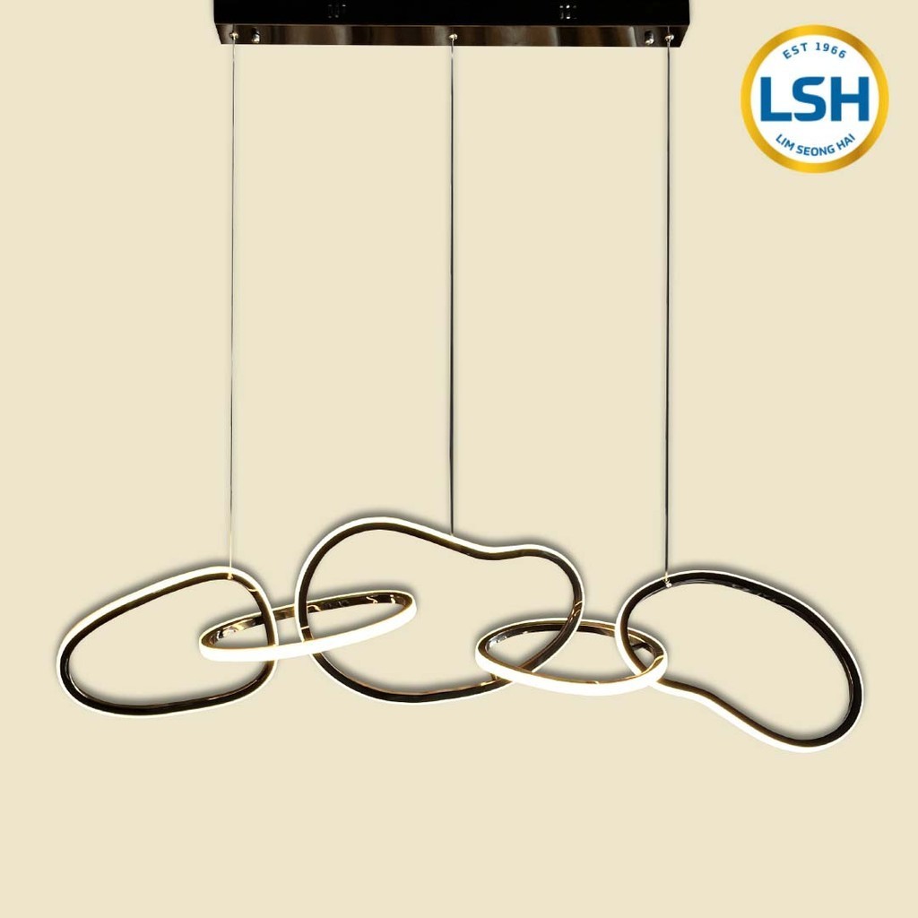 Artistic Unique Modern Linear Pendant Silver Ceiling Light IM-C24256 ...