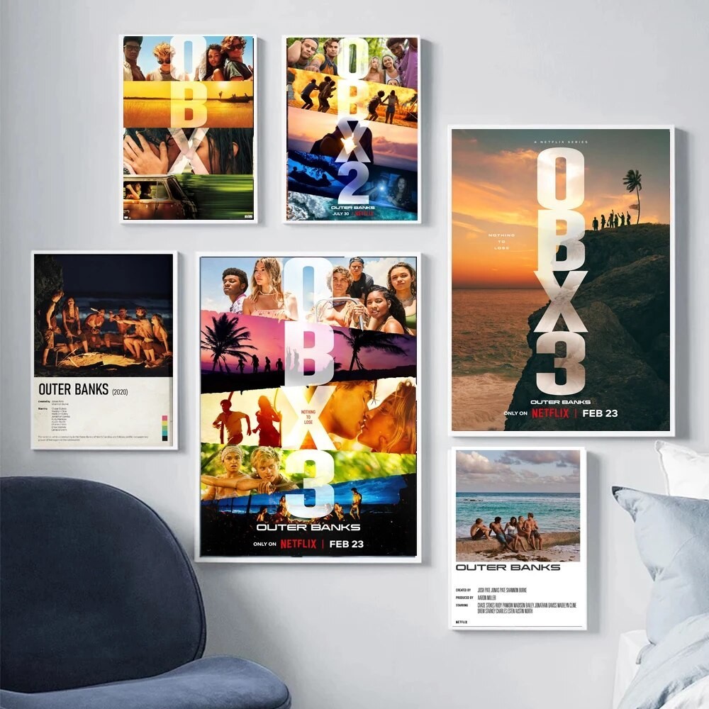 Hot New Outer Banks Tv Series Show Season 3 Movie Poster Prints Wall 