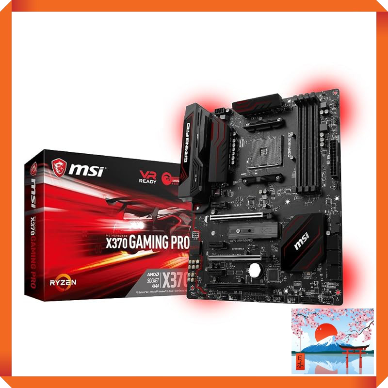 MSI X370 SLI PLUS ATX Motherboard Compatible with AMD RYZEN (Socket AM4 ...