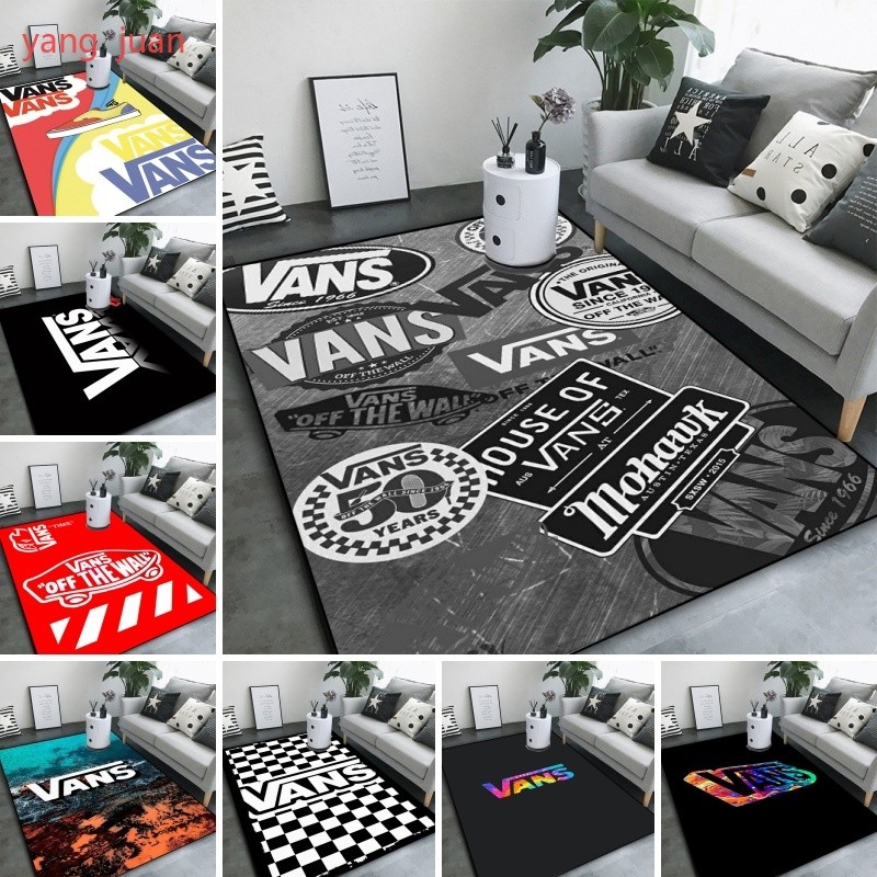 Unique VANS Skateboard Surfing Sports Carpet Rugs Set Non-slip Water ...