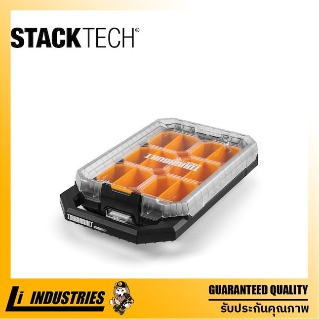 TOUGHBUILT STACKTECH Clear Cover Half-Face Hand Tool Box TB-B1-0-10C ...