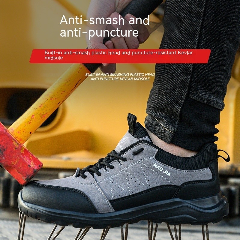 Ultralight Safety Shoes Insulated Electrical Shoes Antismashing Antipuncture WearResistant