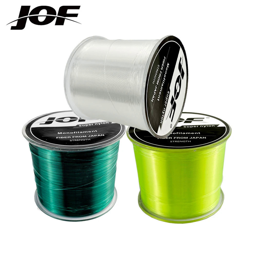 JOF Ice Fishing 3.4LB28.6LB Invisible Fishing Line 500M Super Strong Main Line SubLine