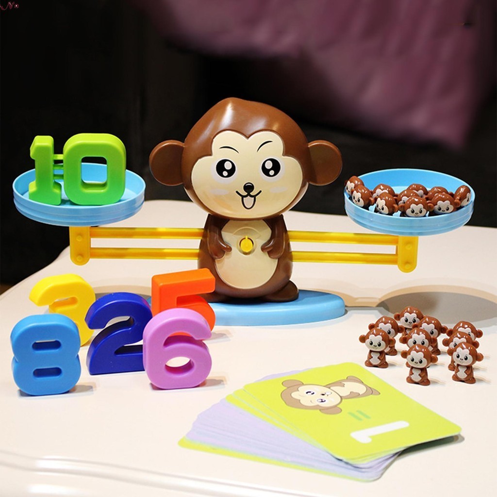 Cute Cartoon Balance Scale Game Learning Balance Skill Preschool Math