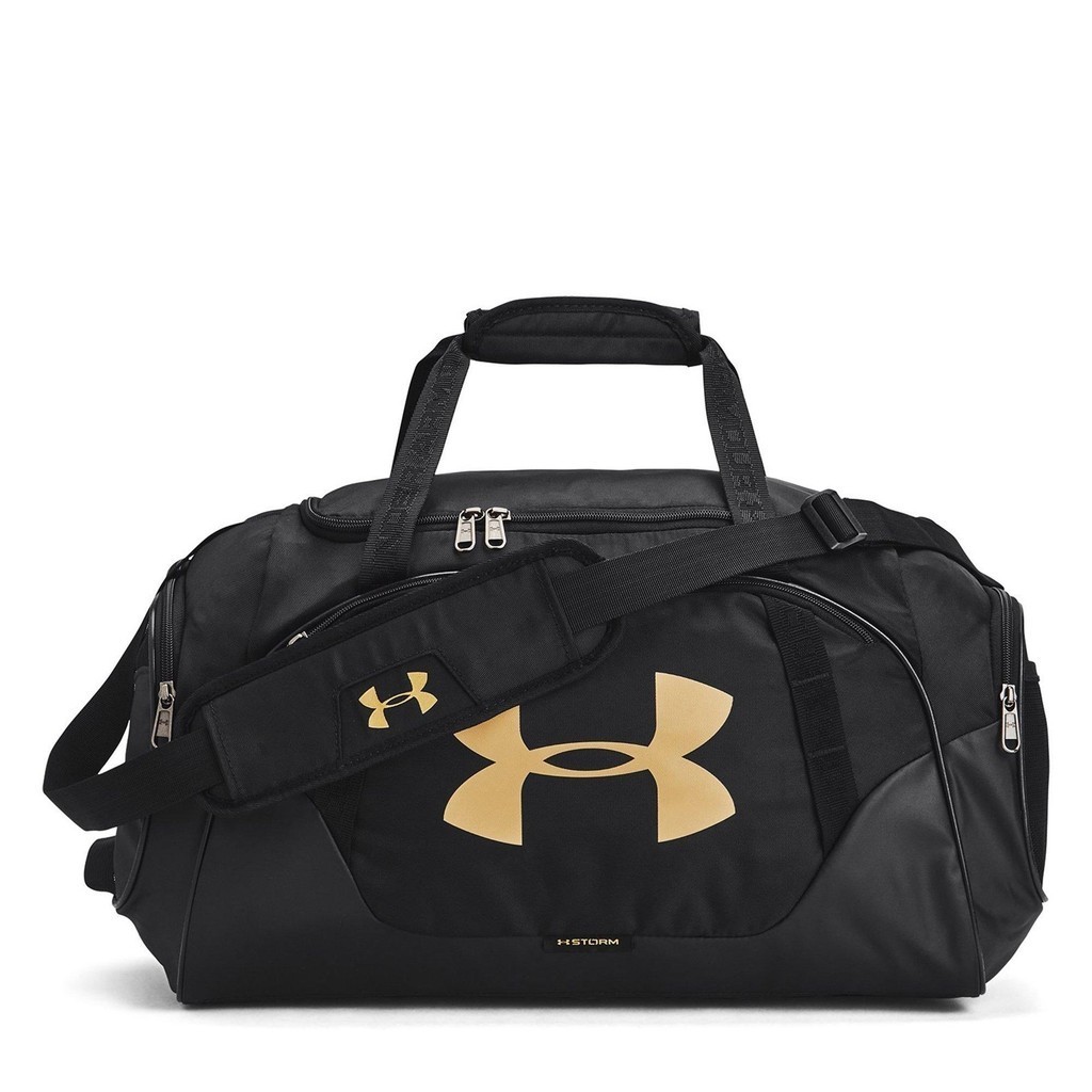 Under Armour Mens Undeniable 3.0 Small Duffle Bag (Black/Met.Gold