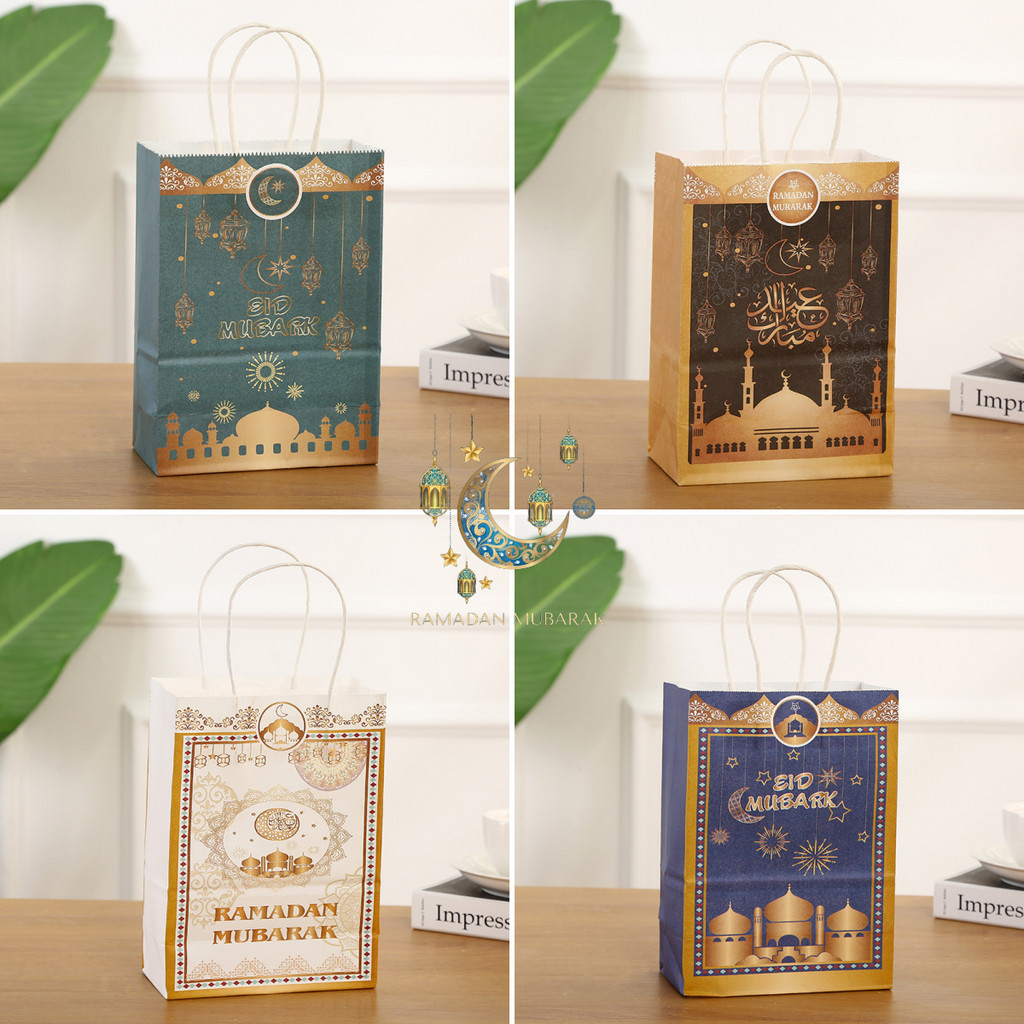 New Hari Raya Aidilfitri Gift Box Handle Paper Bag Ramadan Raya Gift ...