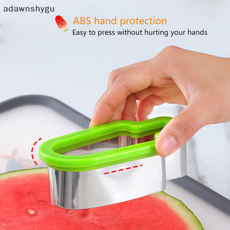 adawnshygu 1Pc Stanless Steel Watermelon And Food Slicer Popsicle Shape ...