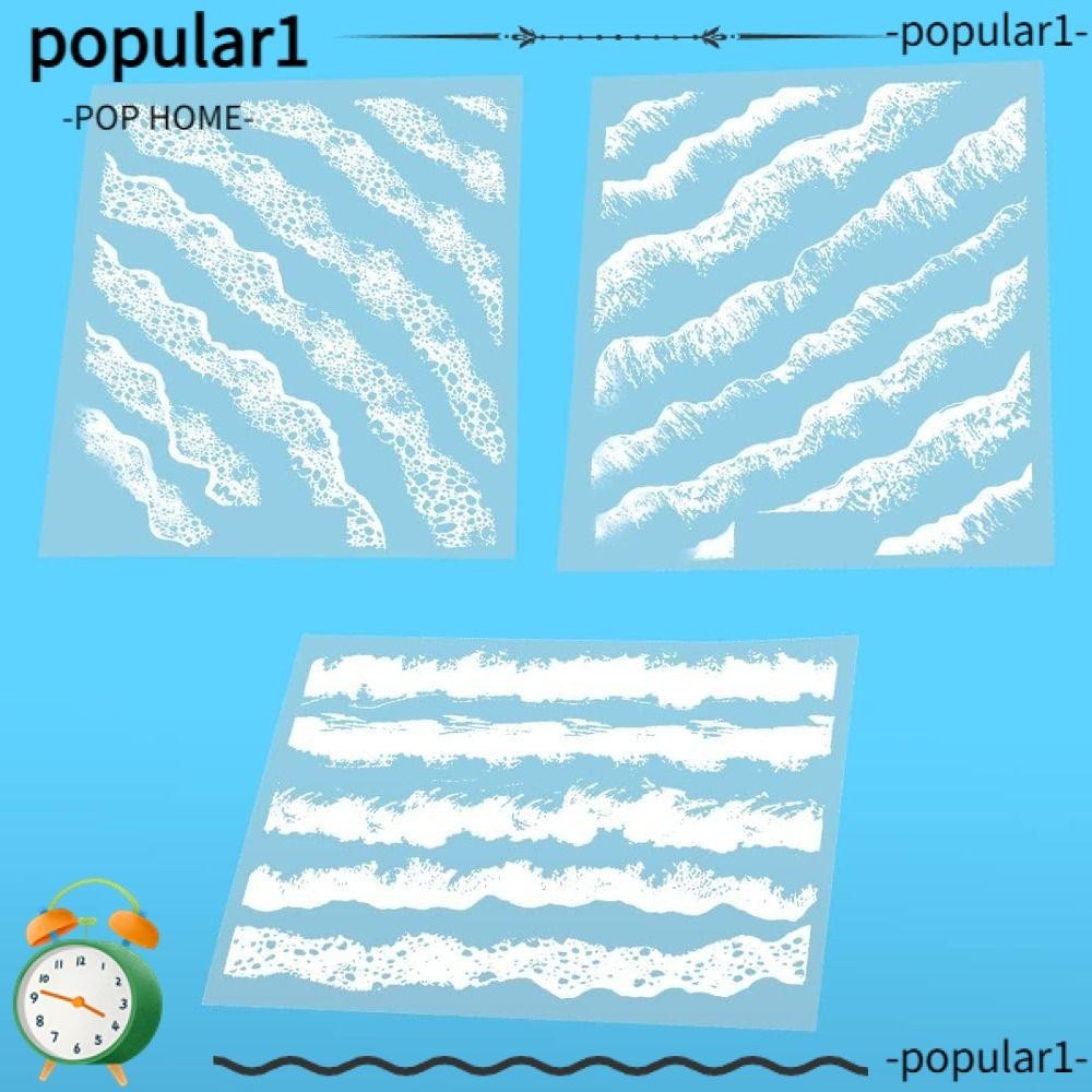 DIYBravo Ocean Waves Resin Stickers - 3 Sheets Transparent PET Filler Decals For Resin Crafts, Jewelry Making, Scrapbooking - View #9