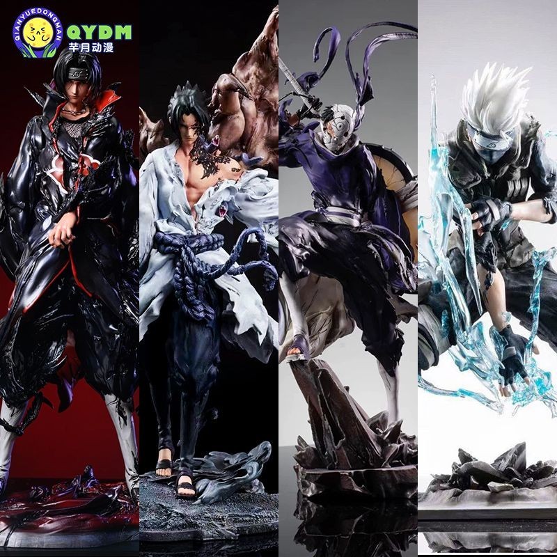 Naruto Figure GK Iron Curtain Resonance Kakashi Itachi Sasuke Model