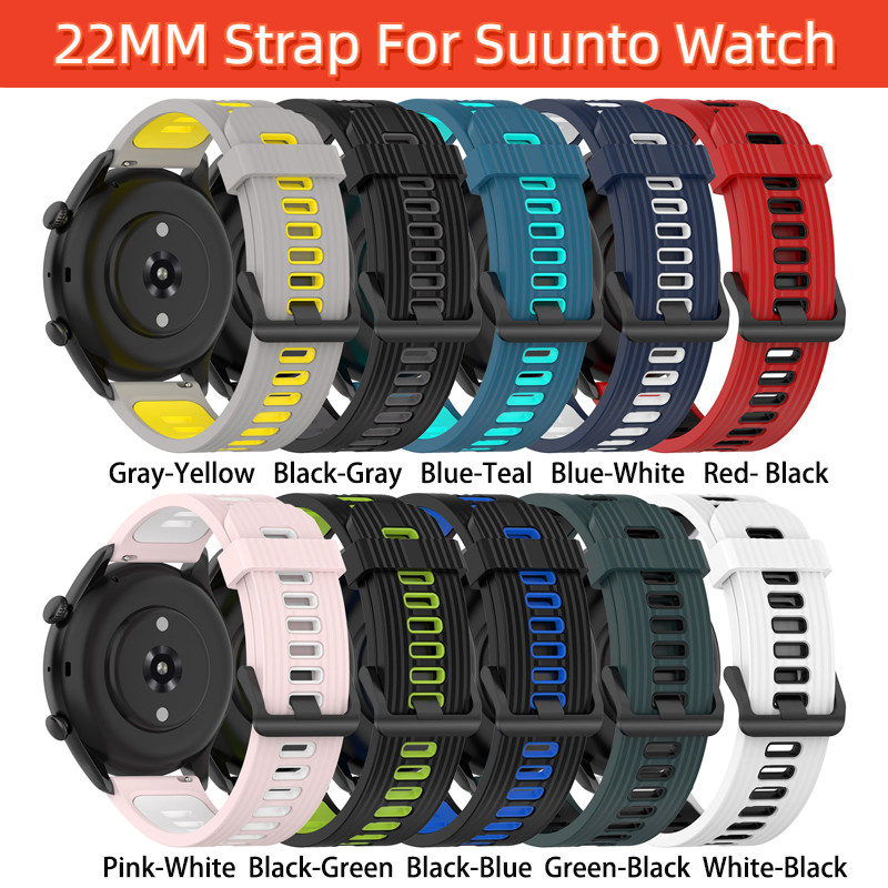 22 Mm Silikon-Armband Für Suunto Race/Vertical/9 Peak – Lebensmittelecht & Schnell Wechselbar