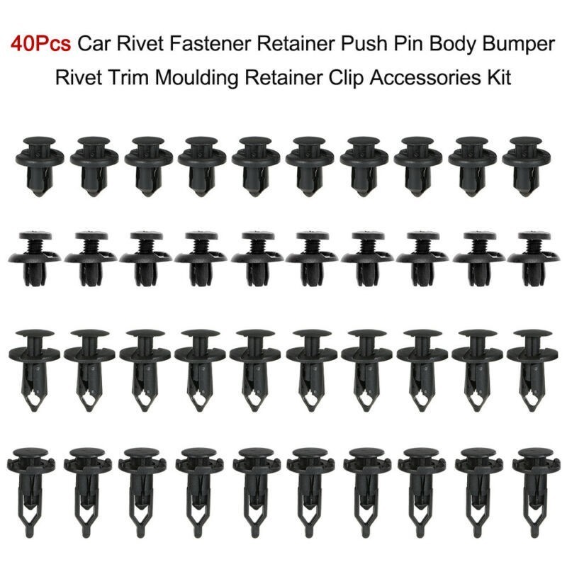 Plastic Push In Car Trim Clip Fixing Rivets - Spalding Fasteners - Foto 12