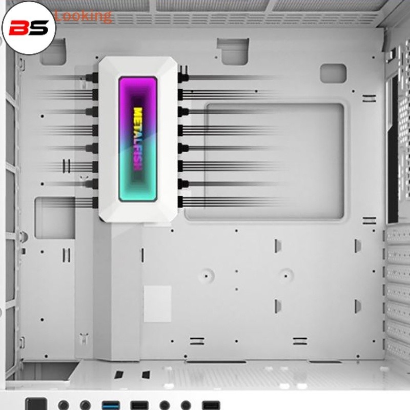 BS ARGB Fan All In One HUB Splitter With 4Pin PWM For Computer Cooling ...