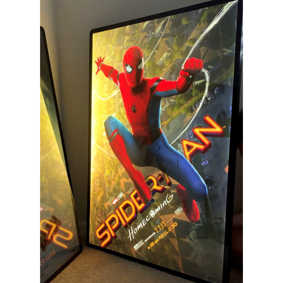 Led motioned black light box frame with light Slim frame led light ...