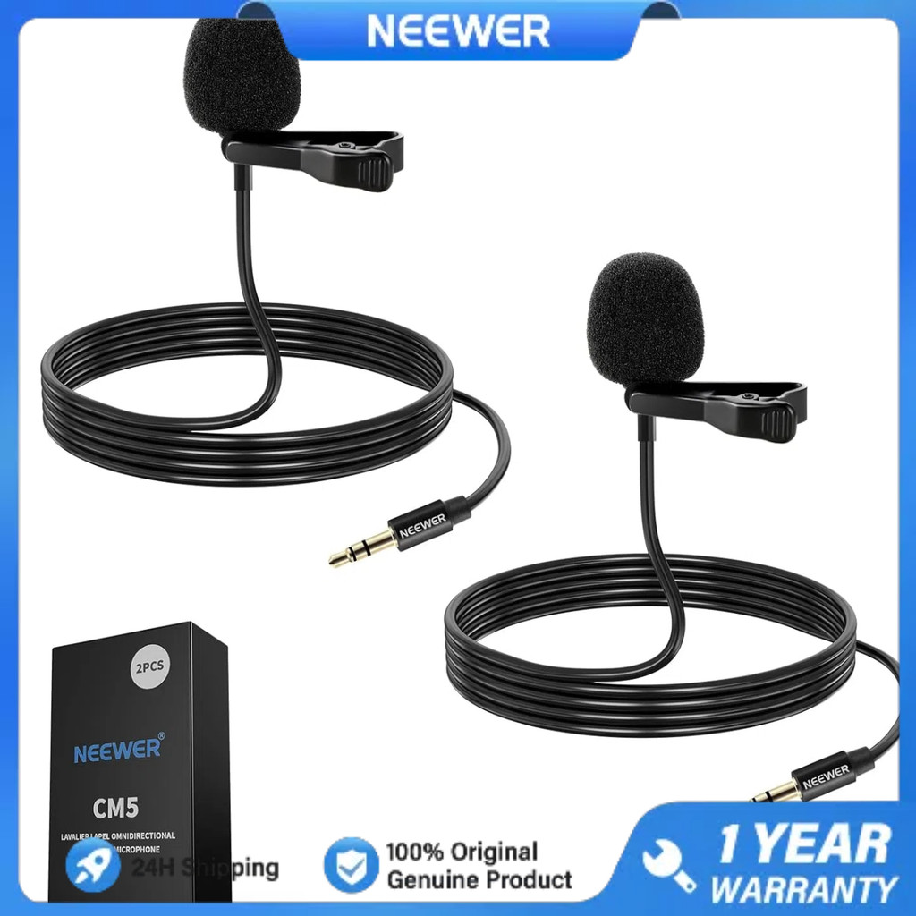 MICMXMO Lavalier Ansteckmikrofon für DJI MIC 2 Wireless Transmitter Sender, für Rode GO II 2 Wireless Pro Mikrofon 3,5 mm TRS Omnidirektionaler Kondensator Lapel Mini Mic für Streaming Podcast, 1.5M