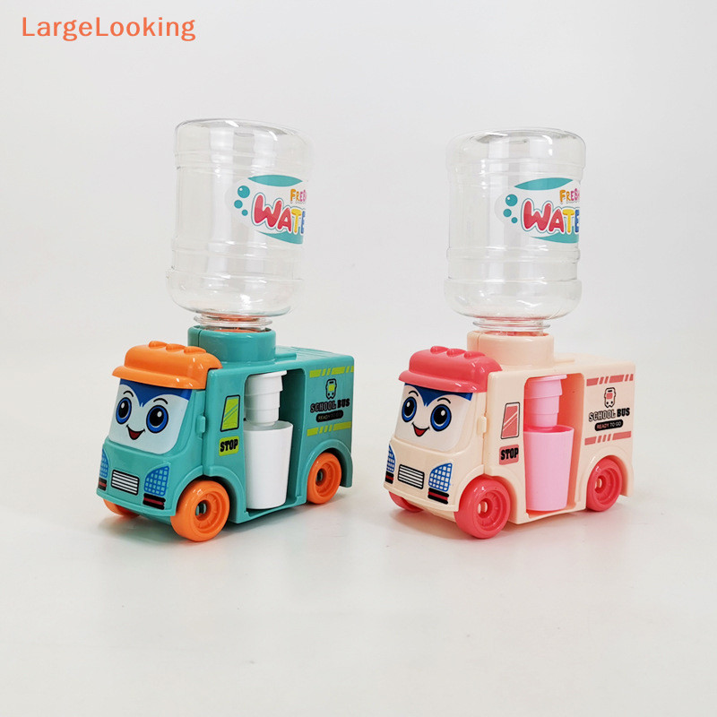 [LargeLooking] Cartoon Children Water Dispenser Toy Cute Pink Blue Cold ...