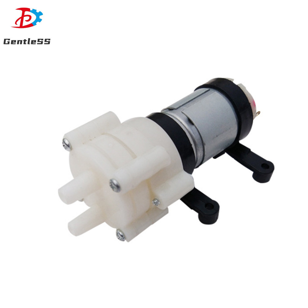 DC6-12V R385 Miniature Water Pump Silicone Bracket Mini Electric Water ...