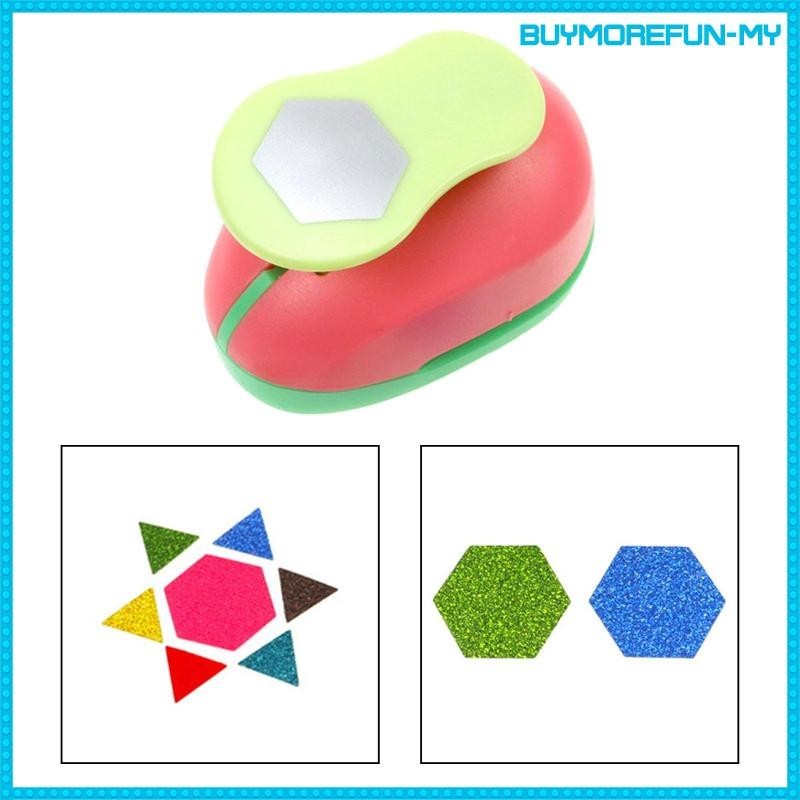 [BuymorefunMY] Hexagon Paper Punch Handmade Scrapbook Paper Puncher ...