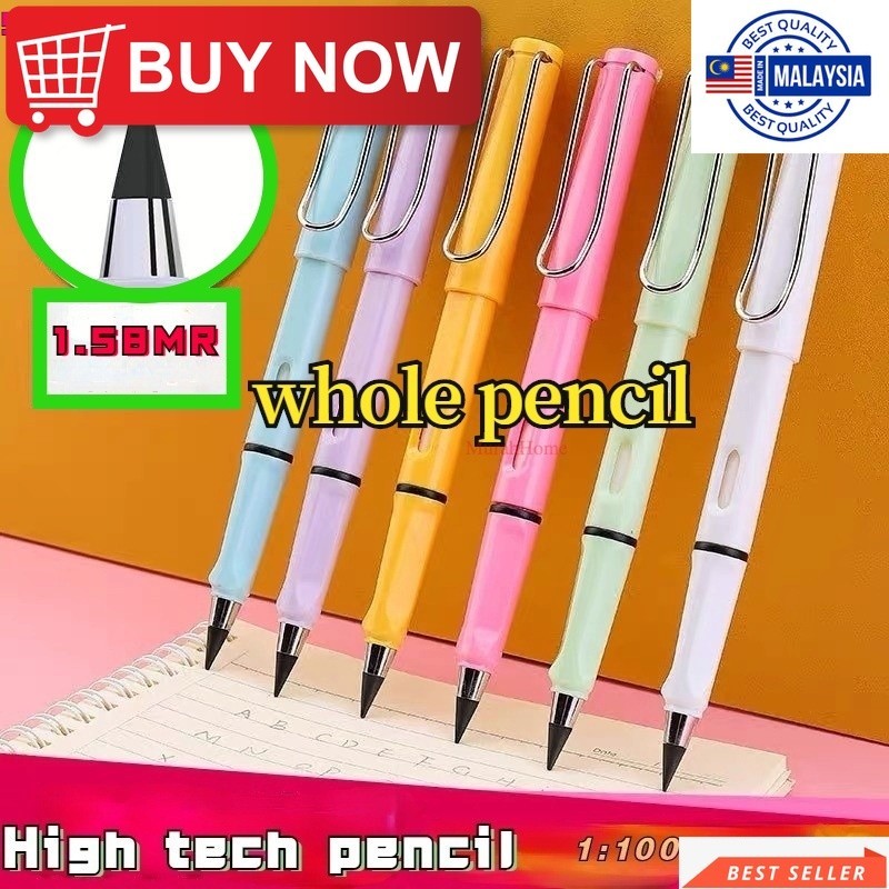 MH New Technology Unlimited Writing Eternal Pencil with an Eraser / No ...