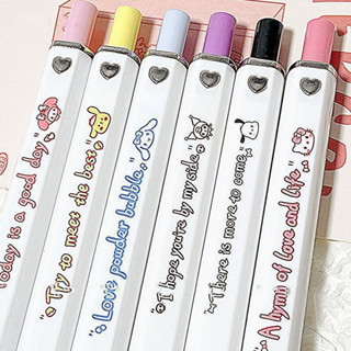 48PCS Sanrio Cinnamoroll Signature Press Neutral Pen Melody Stationery  Store Boxed Kuromi Student Stationery Hello Kitty Gel Pen