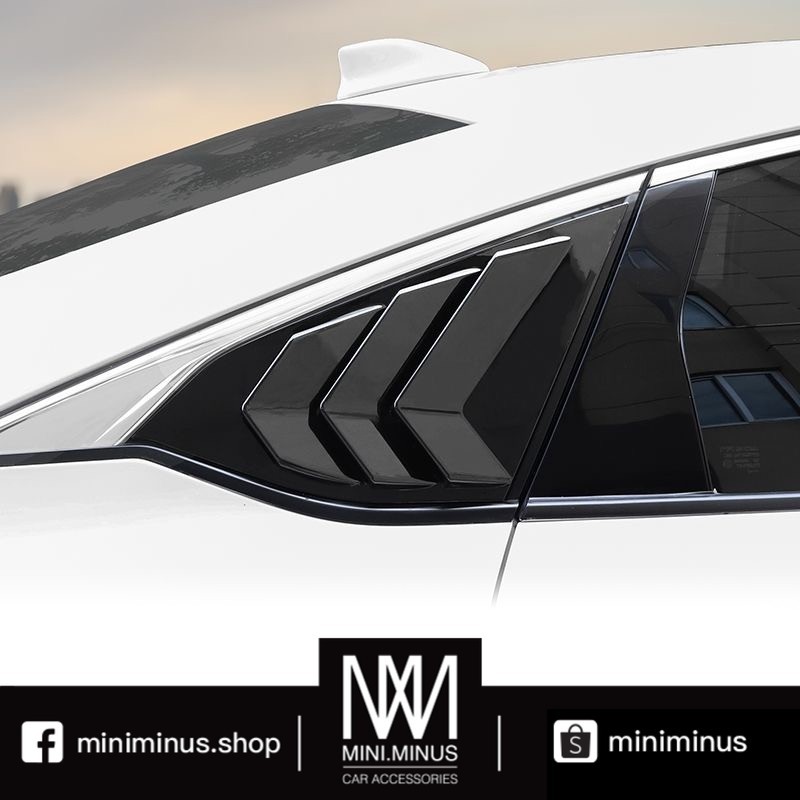 Honda Accord G10 (20202024) Carbon Fiber Rear Window Louvers Cover