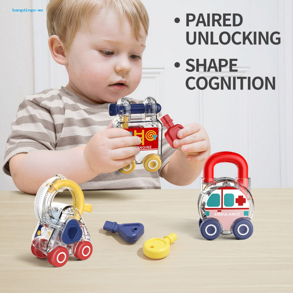 ba Montessori Toy Car Montessori-inspired Car Unlocking Game Montessori ...