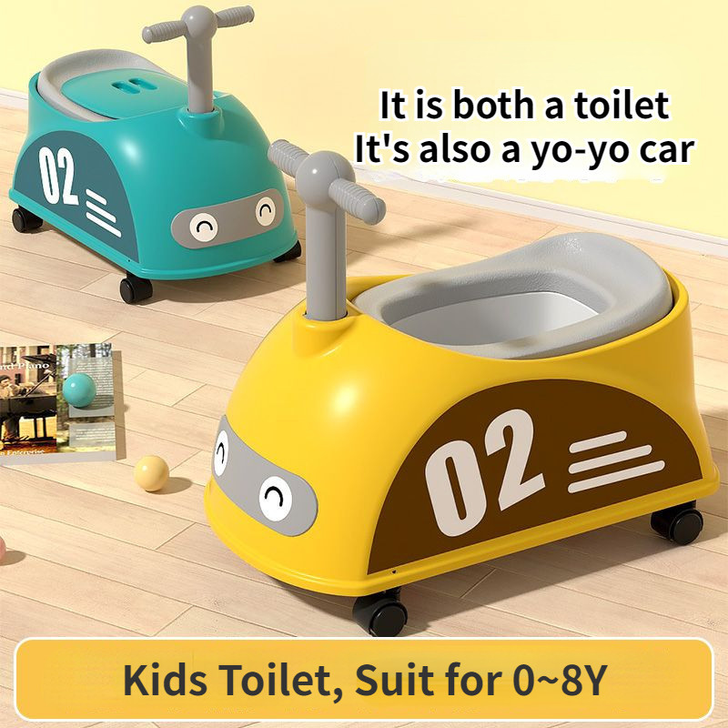 Kids Toilet with Wheels Potty Training Commode Chairs Large Urinals for ...