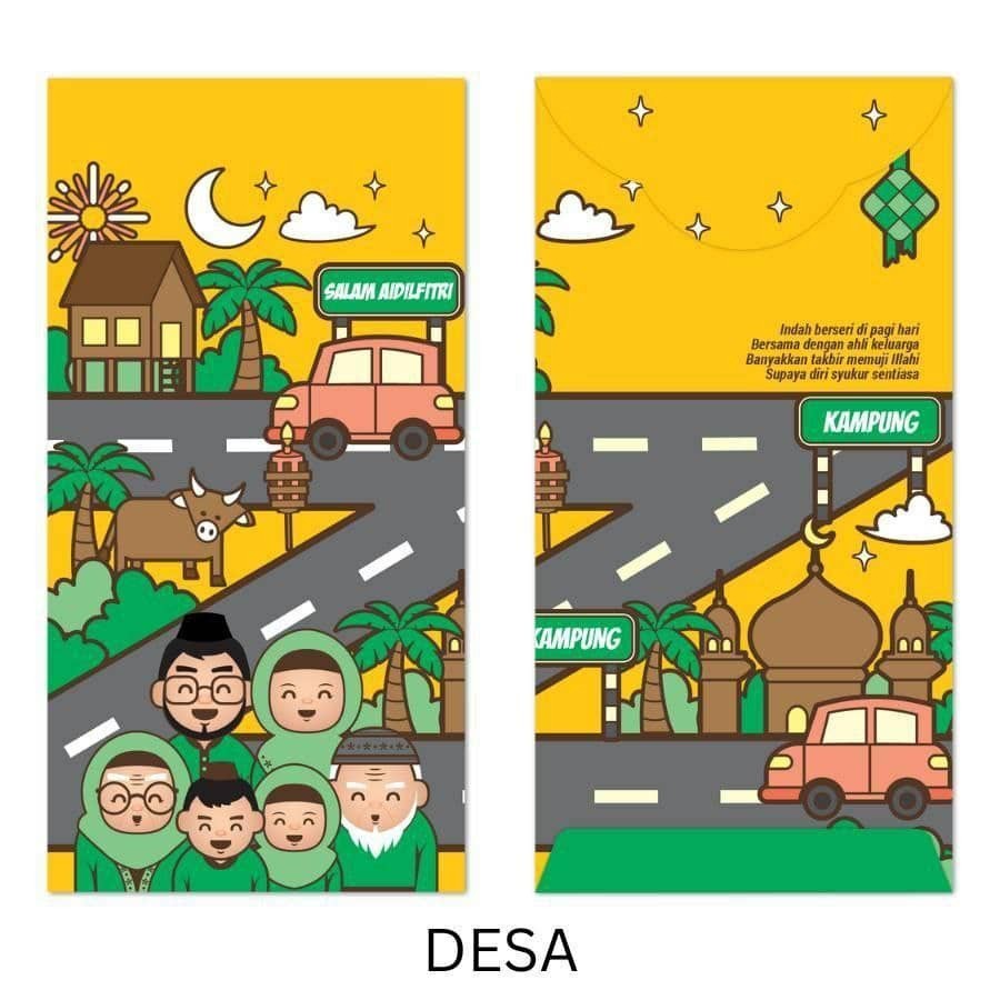 Sampul duit raya aidilfitri edisi 2023 (10pcs/pack) sampul raya lebaran ...