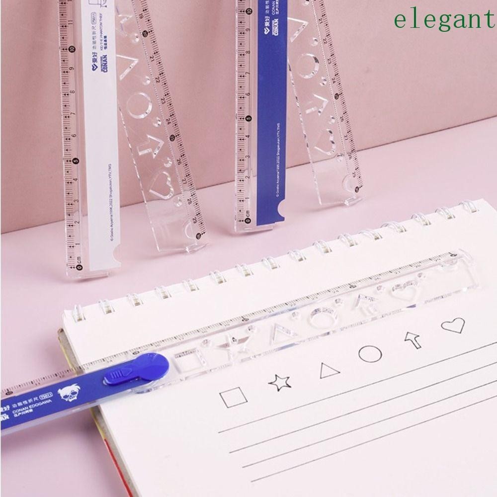 ELEGANT Folding Scale Ruler, Multifunction Detective Conan Measuring