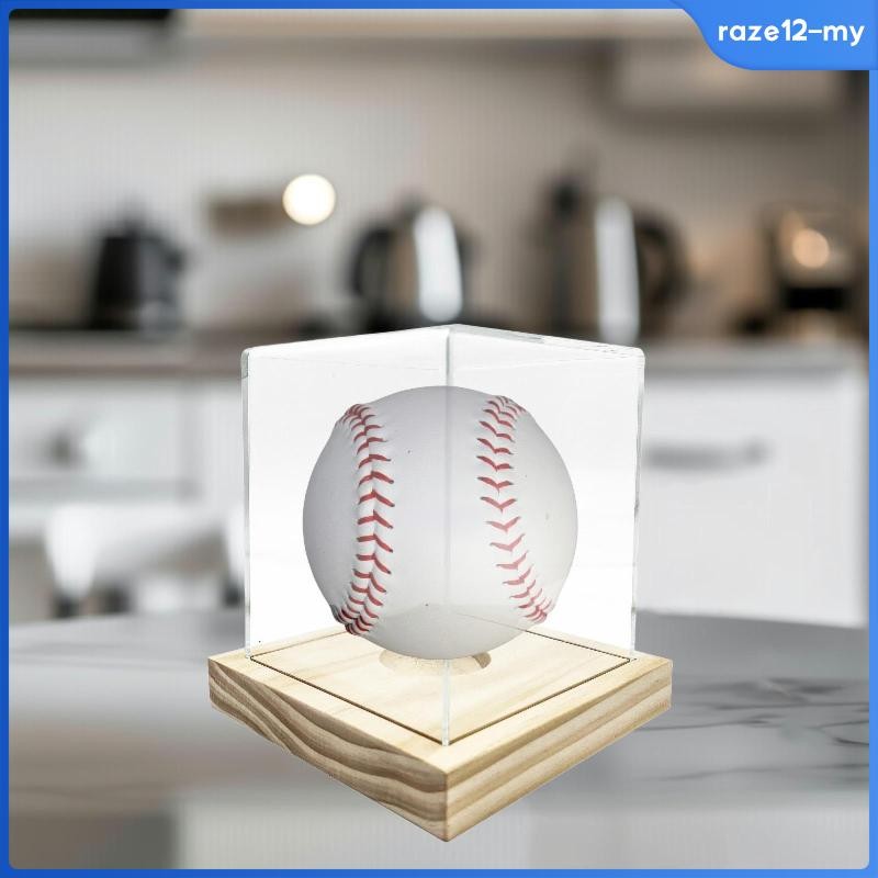 [RazecaMY] Baseball Display Case Memorabilia Display Box Showcase ...