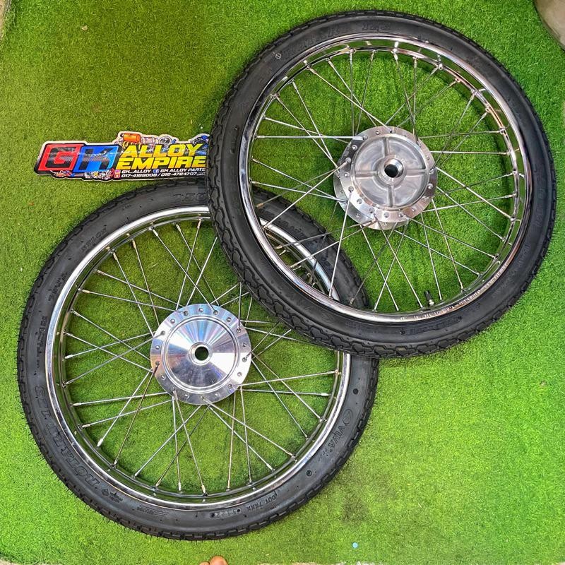 SET RIM 18 x 1.60 PNP EX5 DREAM SIAP TAYAR DAN SIAP PASANG MCM DALAM ...